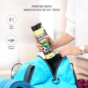 Handy Design Stainless Steel Yellow Water Bottle (650ml) 