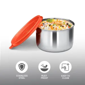 Steel Pro 450 Stainless Steel Container,1PC
