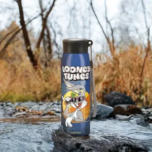Handy Design Stainless Steel Dark Blue Water Bottle (650ml) 
