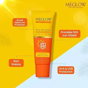 MEGLOW 50ml SUNSCREEN LOTION 