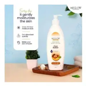 MEGLOW  500ml Body Lotion (Shea Butter)