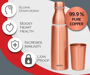 COPPER BOTTLES  WIT MILION  COPPER COMBO (1000 Ml) 