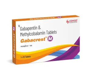 Gabacrest M (Gabapentin & Methylcobalamin Tablets)