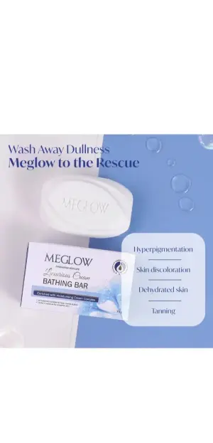 MEGLOW  75g Luxurious Cream Bathing Bar