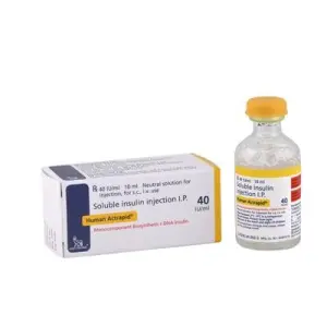 HUMAN ACTRAPID 40 INJ VIAL 10 ML