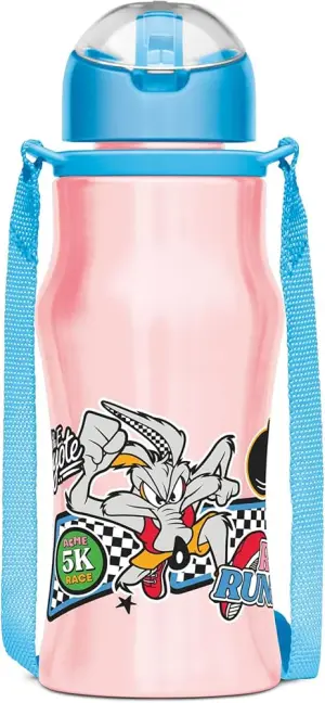 SIPMATE Tom & Looney Tunes Stainless Steel Kids Water Bottle 650 ml 