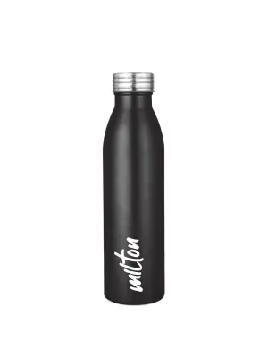 PLAIN LID BOTTLES SHINE BLACK COLOUR 1000 ML