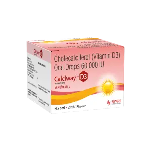 Calciway D3 Nano Shots (Cholecalciferol (Vitamin D3) Oral Drops 60,000 IU)