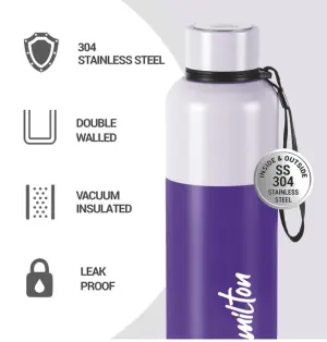 Ancy 750 Thermosteel Water Bottle, 750 ml Steel Bottle (Pack of 1, Purple)