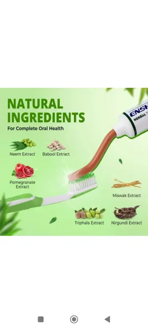 ENSHRINE Herbal Toothpaste 60 g