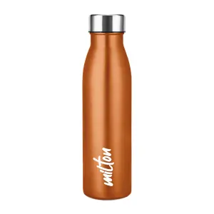 Breeze Stainless Steel Orange Colour Water Bottle (1000ml) 