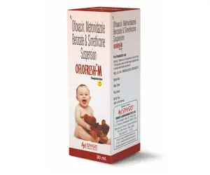 OFLOFRESH M (Ofloxacin, Meronidazole Benmate & Simethicone  Suspension)  