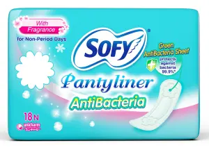 Sofy Pantyliner Anti-Bacteria 18N-155MM