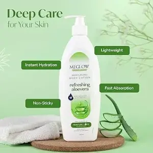 MEGLOW  150ml Body Lotion (Aloevera)
