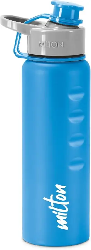 GRIPPER Stainless Steel Water Bottle, 1000ml, BLUE