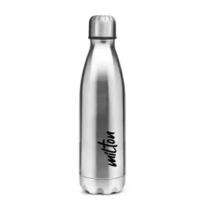 PLAIN LID BOTTLES SILVER SHINE COLOUR 800 ML