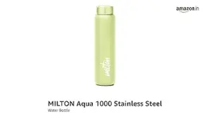 Aqua Stainless Steel Pista Green Colour Water Bottle 1000 ml 
