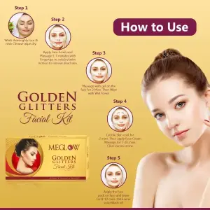 MEGLOW 105g Gold Facial Kit 