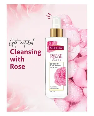 MEGLOW 100ml Rose Water