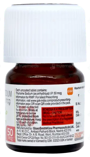 Eltroxin 50mcg tab