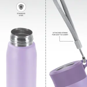Handy Stainless Steel Sipper  Purple Colour Water Bottle (850ML) 