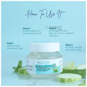 MEGLOW 100g Alovera Gel (Transparent)