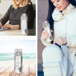 VOGUE Stainless Steel Silver Colour Water Bottle 750 ml