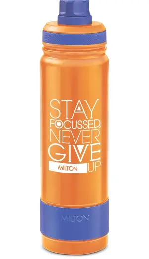 Milton Astir 750 Thermosteel Hot and Cold Water Bottle, 670 ml, Orange