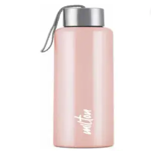 Glim Stainless Steel Pink Colour Water Bottle (1000 ml) 
