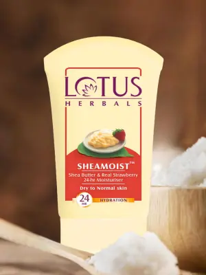 Lotus Herbals SHEAMOIST 24-Hr Moisturizer.(80g)