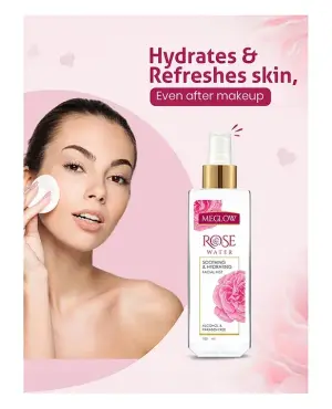MEGLOW 100ml Rose Water