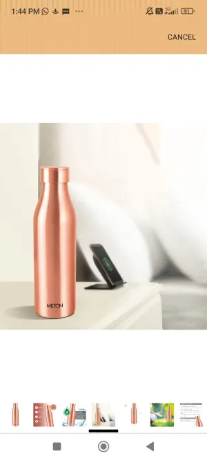 MILTON  COPPER  BOTTLE 750ml