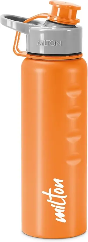 GRIPPER Stainless Steel Water Bottle, 750 ml, Orange