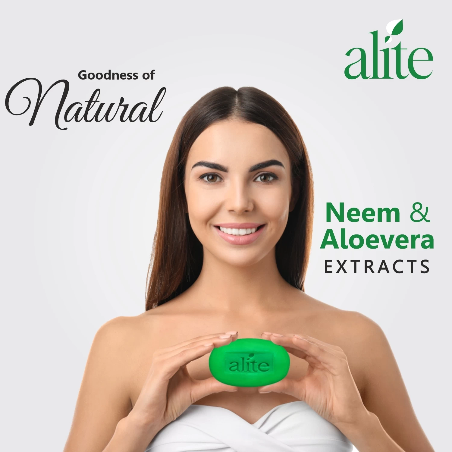 ALITE 75 g Neem and Aloevera Soap 