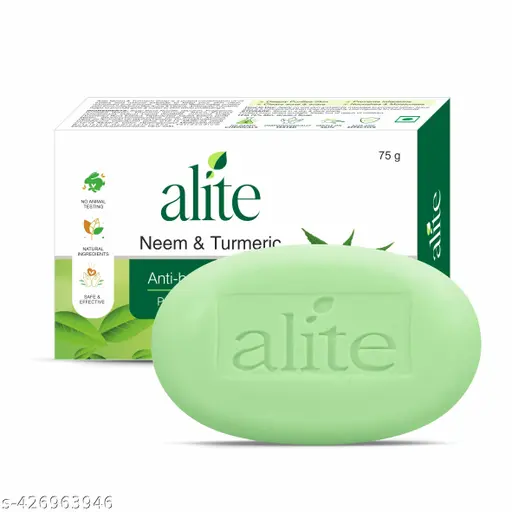ALITE 75g Neem & Turmeric Soap 