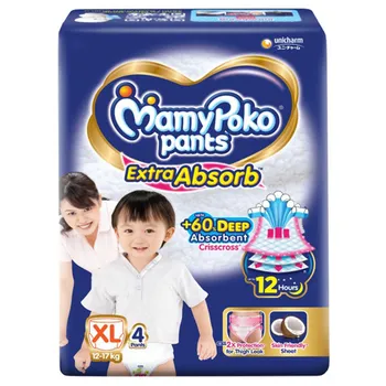Mamypoko pants XL-4 (12to17 kg weight) 
