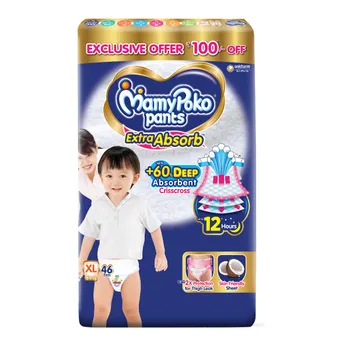 Mamypoko pants XL-46 (12to17 kg weight) 
