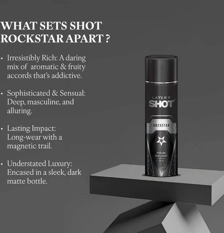 ROCKSTAR PERFUME BODY SPRAY (120ml) 