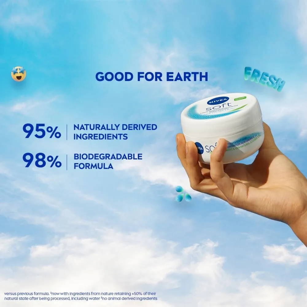 Nivea soft light moisturizing cream 100ml 