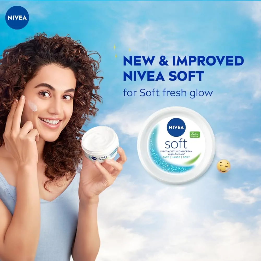 Nivea soft light moisturizing cream 100ml 