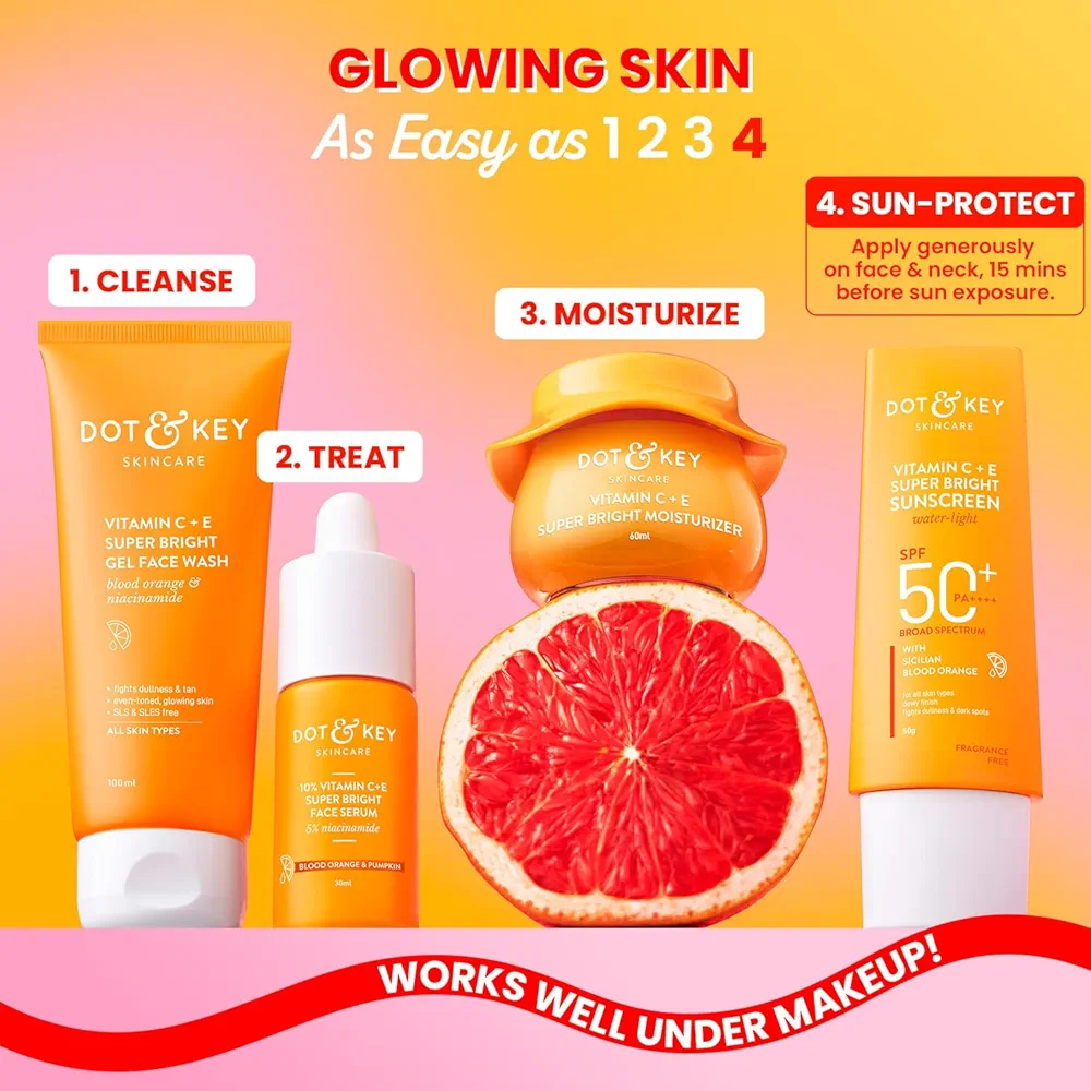 DOT &KEY Vitamin C+E Super Bright sunscreen (SPF: 50)