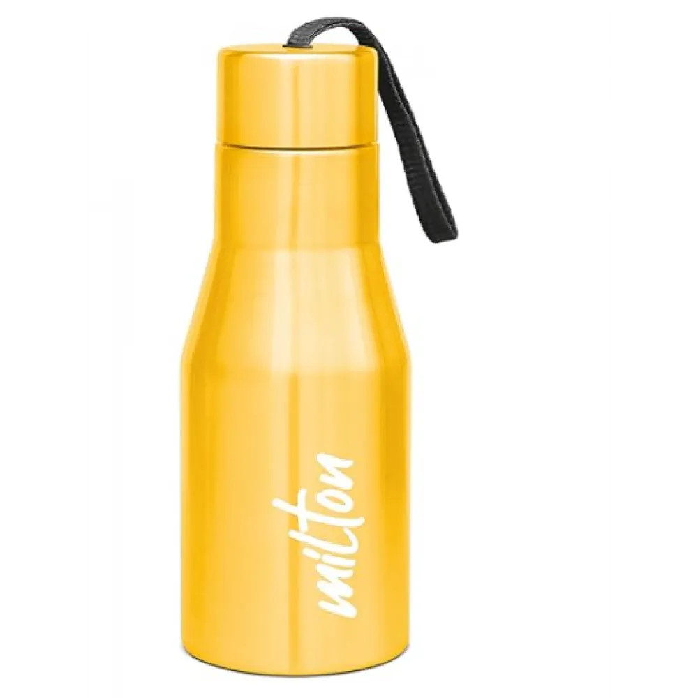 Super Stainless Steel Water Bottle Yellow Colour (500 ml) 