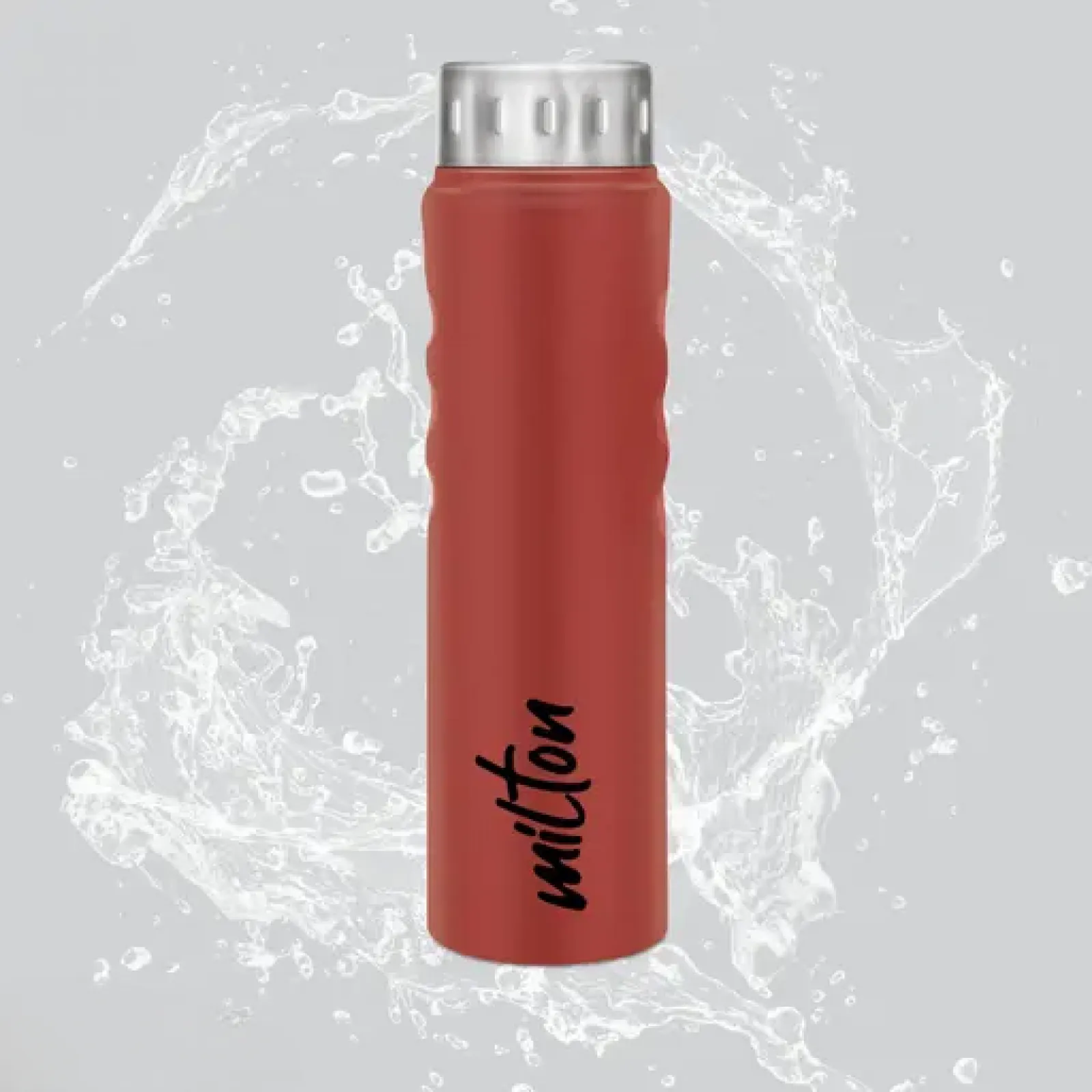 STREAM Stainless Steel Red Colour Water Bottle 1000 ml