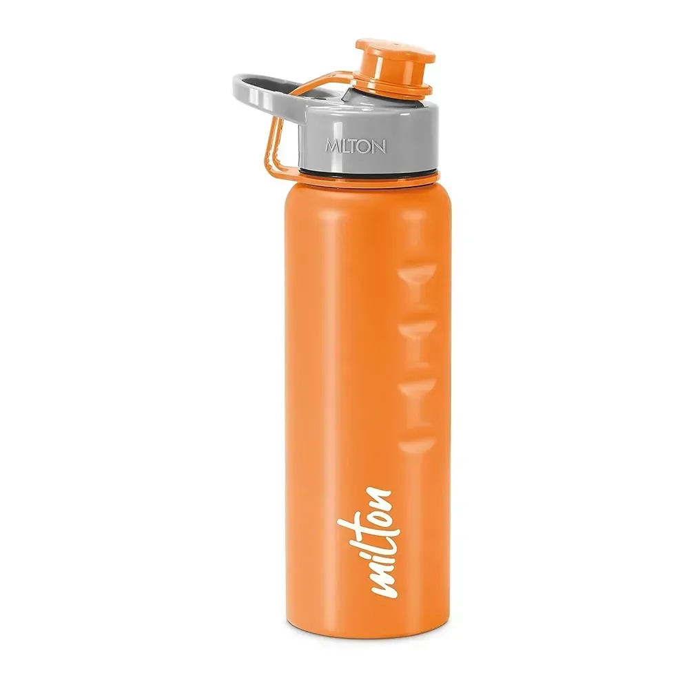 GRIPPER Stainless Steel Water Bottle, 1000 ml, Orange