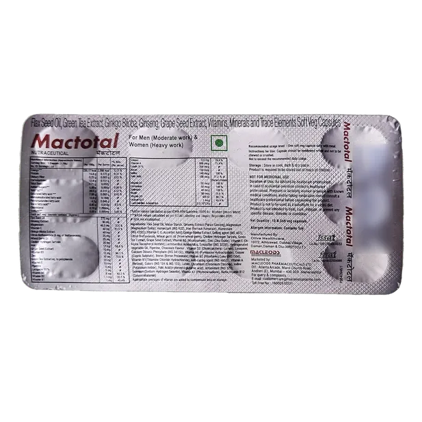 MACTOTAL CAP 10 's