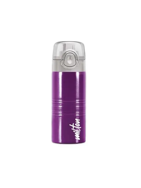 VOGUE Stainless Steel Purple Colour Water Bottle 500 ml